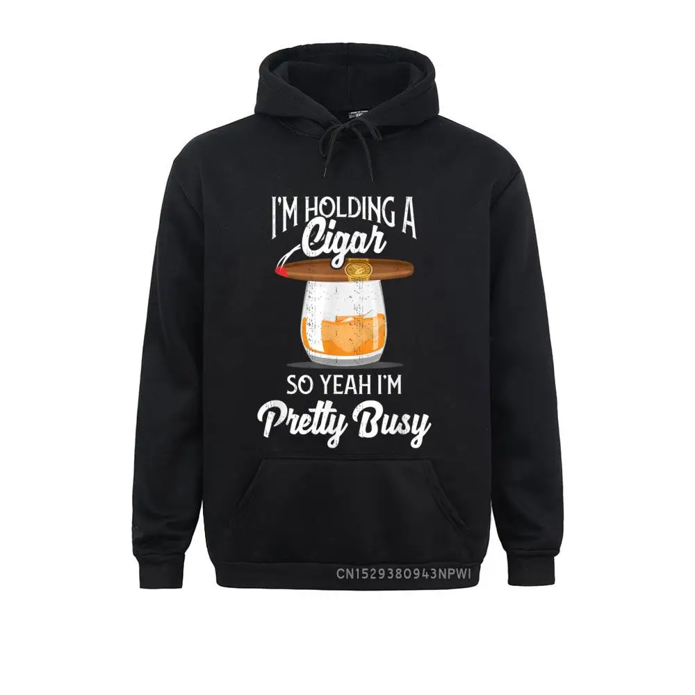 Cigar Smoking Pullover Smoking Whiskey Drinking Dad Tee Gift Brand Printed On Sweatshirts Hoodies For Men Sportswears Design