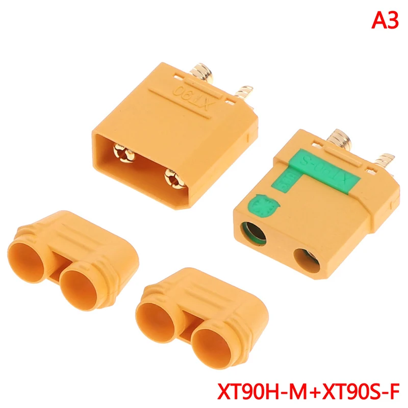 Youme Lot De 5 Paires Connecteurs XT90-S Anti-Étincelles – XT90 Mâle/Femelle Pour Drone FPV, RC Quadcopter Et Batterie Haute Puissance