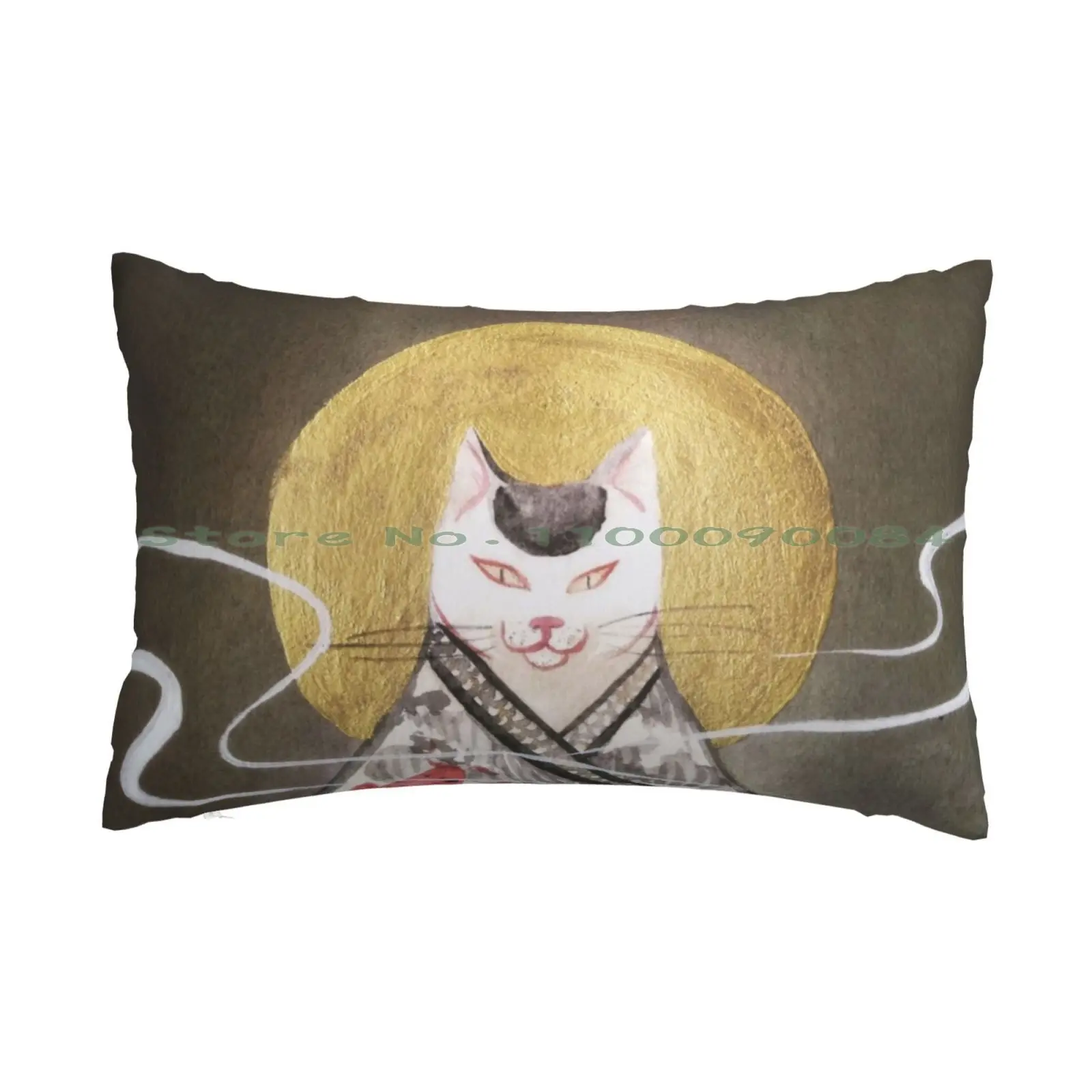 Cat In The Moon Night Japanese Ukiyo-E Style Pillow Case 20x30 50*75 Sofa Bedroom Gixxer Racing Long Rectangle Pillowcover Home