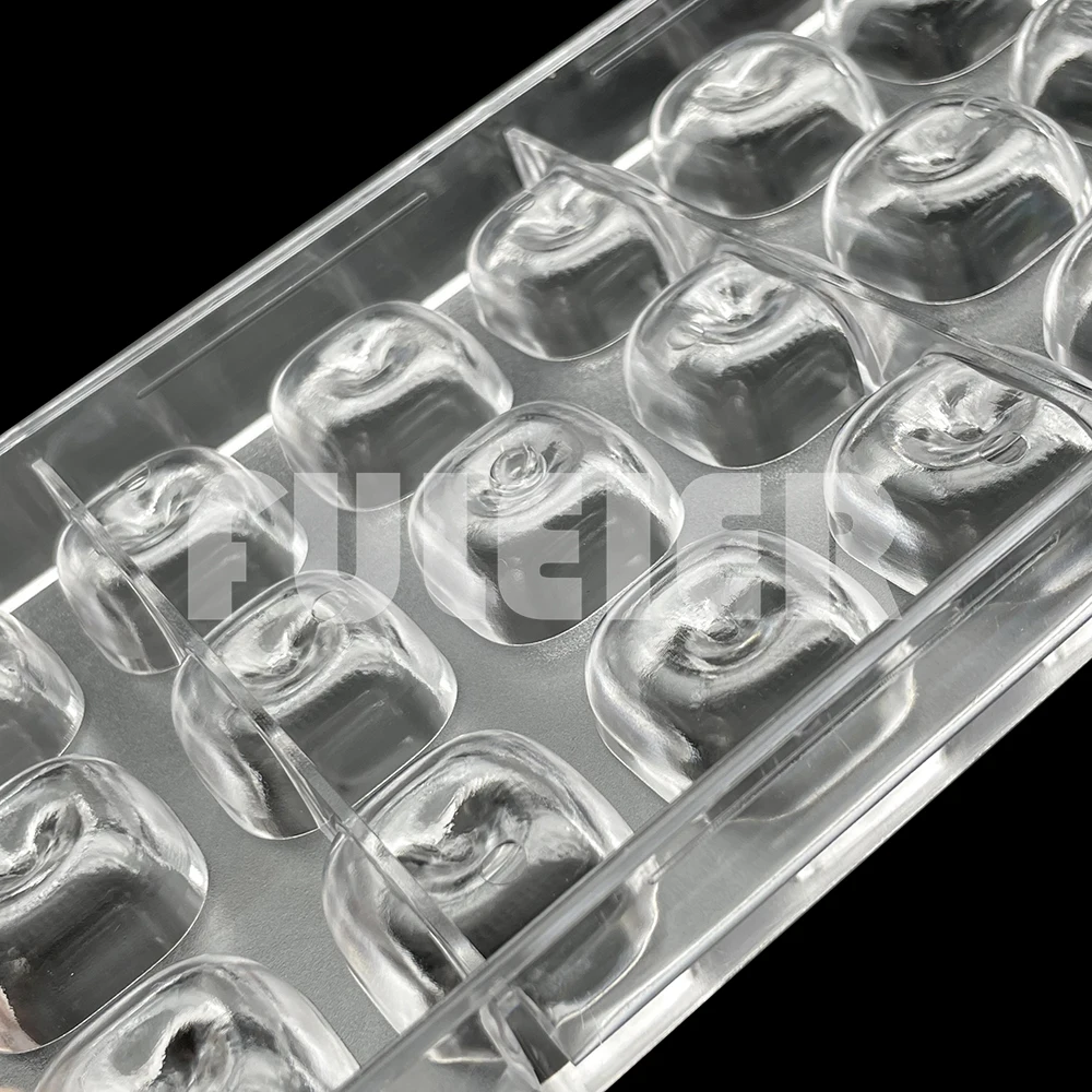 3D Square Polycarbonate Chocolate Mould Baking BonBon Candy Mold For Chocolate Pastry Tools Tray Moulds