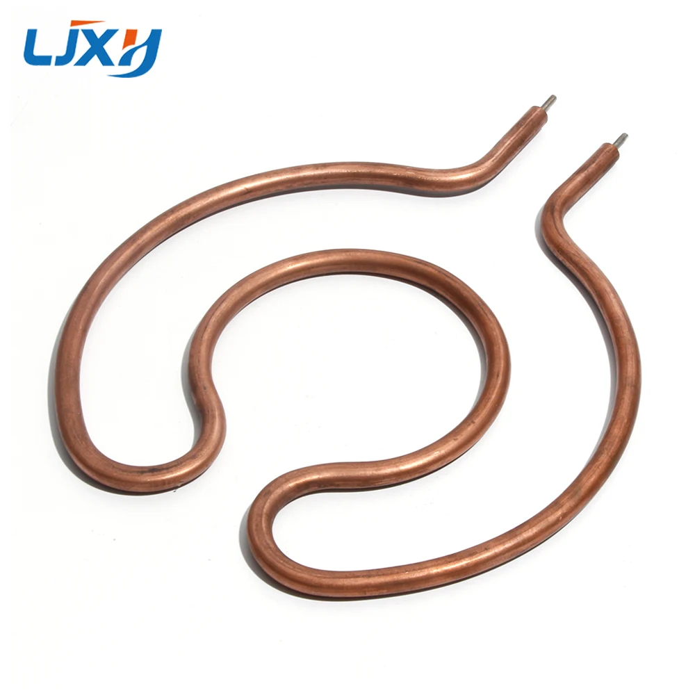 LJXH Double Circle Heating Tube Electric Wok Accessories Circular Rod Copper/Iron Plated Copper Coil Pipe Electrothermal Heater