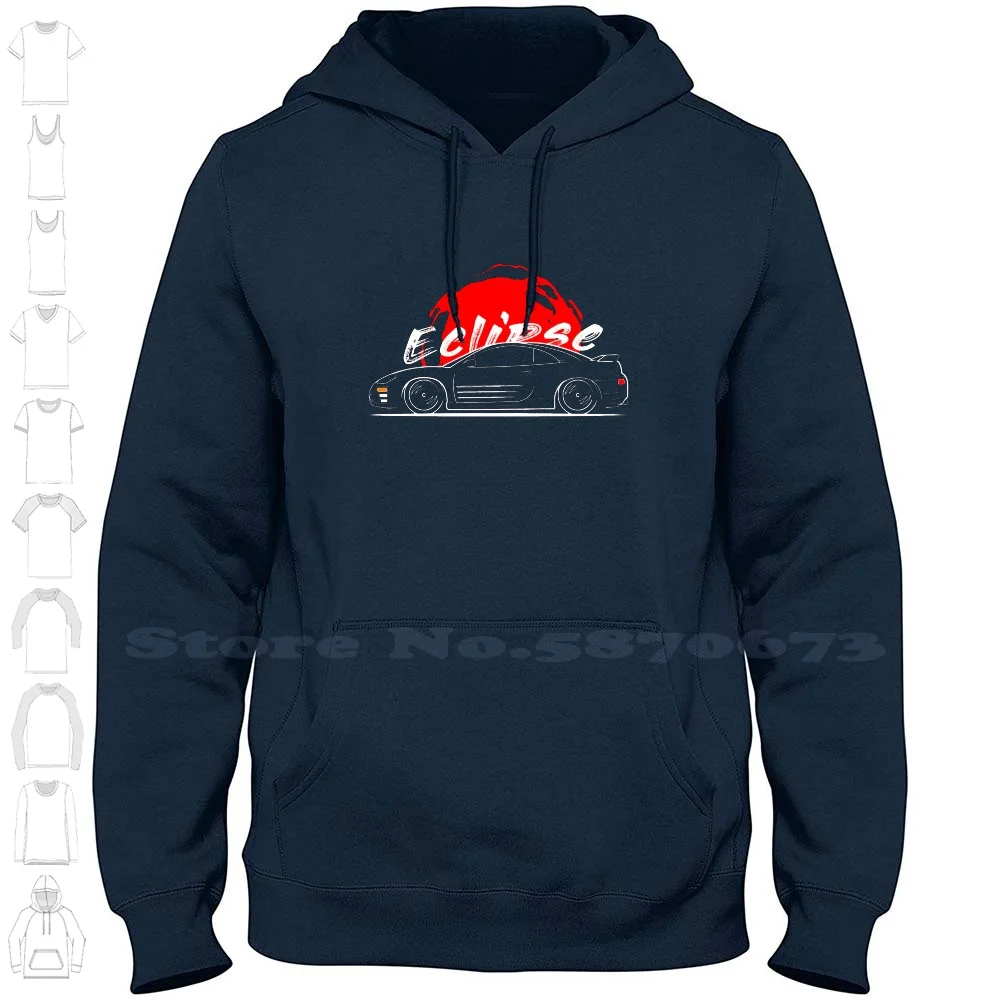 3G 100% Cotton Hoodie T-Shirt Dsm Eclispe 3G Jdm 3 Gs Gts Rs 4G64 6G72 4G63 Ralliart Stance Turbo