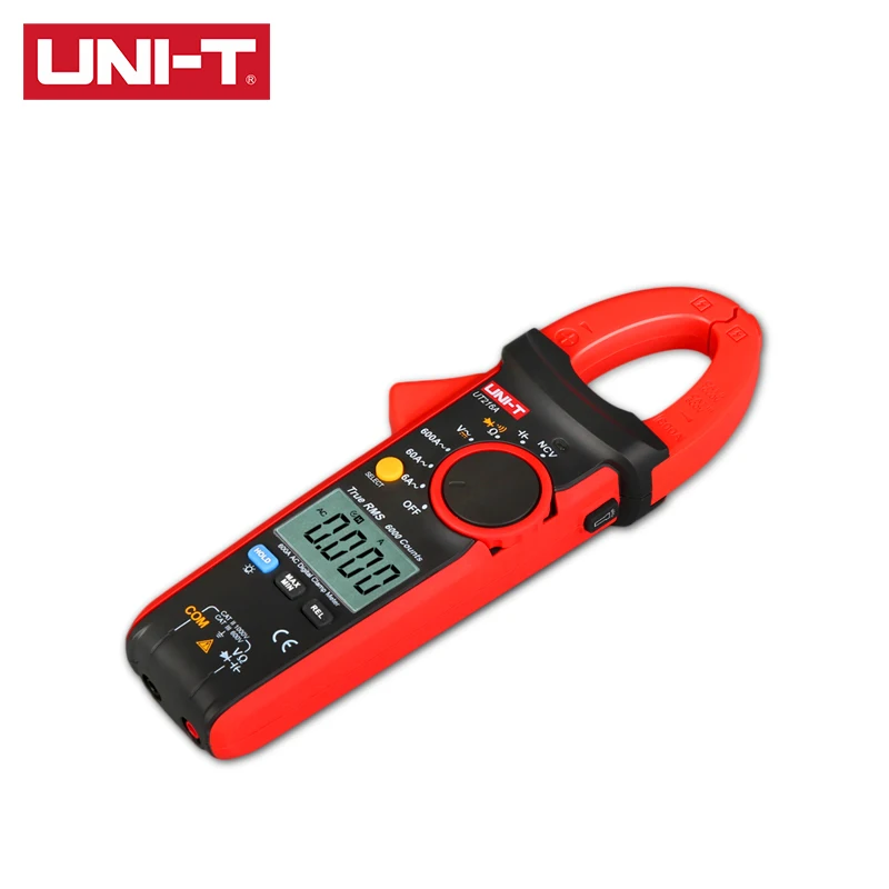UNI-T True RMS Digital Clamp Meter UT216A UT216B UT216C UT216D 600A MAX/MIN/Relative Modes NCV Flashlight VFC Inrush Current