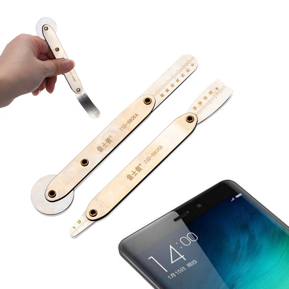 2Pcs Tablet Laptop Smart Phone Screen Opening Reparatie Rvs Demontage Roller Opening Gereedschap Gebogen Scherm Demontage