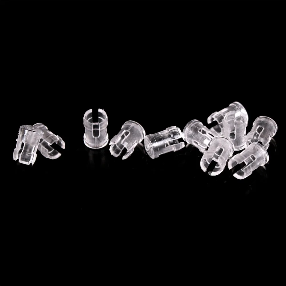 10/20Pcs Clear 3mm LED Light Emitting Diode Lampshade Protectors