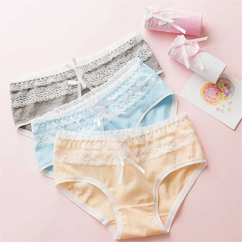 6 Pcs Sexy Underwear Panties For Women Cotton Briefs Women\'s Seamless Cueca Calcinhas Underpants Girls Lingeries Ladies Shorts