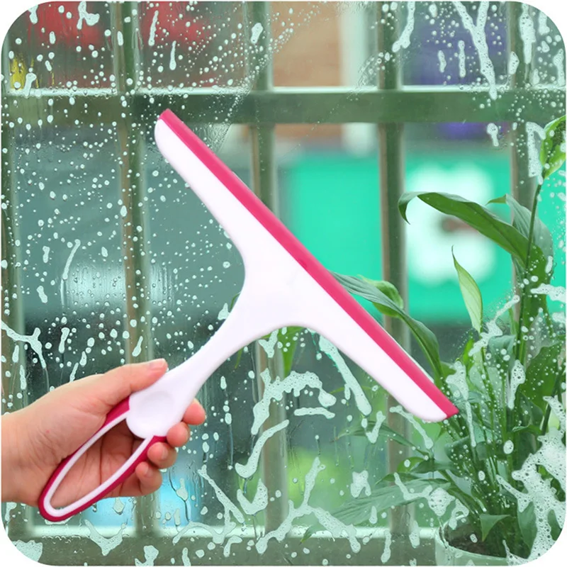 Multi-purpose Window Glass Washing Brush Wiper Airbrush Scraper  Cleaner Toilet Brush Cleaning Gadget Tools for Kitchen Bathroom