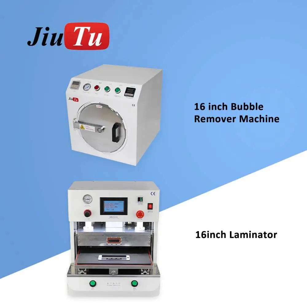 Jiutu LCD Repair Machine 16 inch Laminating And Bubble Removing Machine For iPad Air 2 Etc LCD Refurbished