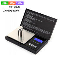 200g/500g 0.01g 1kg/0.1g Digital kitchen Scale Jewelry Gold Balance Weight Gram LCD Pocket weighting Electronic Scales 30%