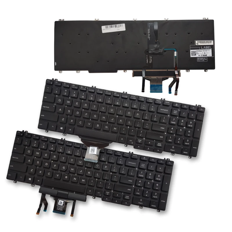 NOWA amerykańska podświetlana klawiatura do laptopów Dell Precision 3500 3501 3540 3541 3550 3551 Latitude 5500 5501 5510 5511
