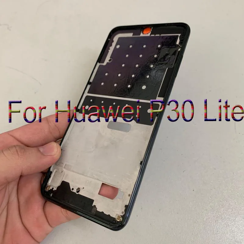 

LCD Holder Screen Front Frame For Huawei P30 Lite Housing Case Middle Frame No Power Volume Buttons For Huawei P 30 Lite