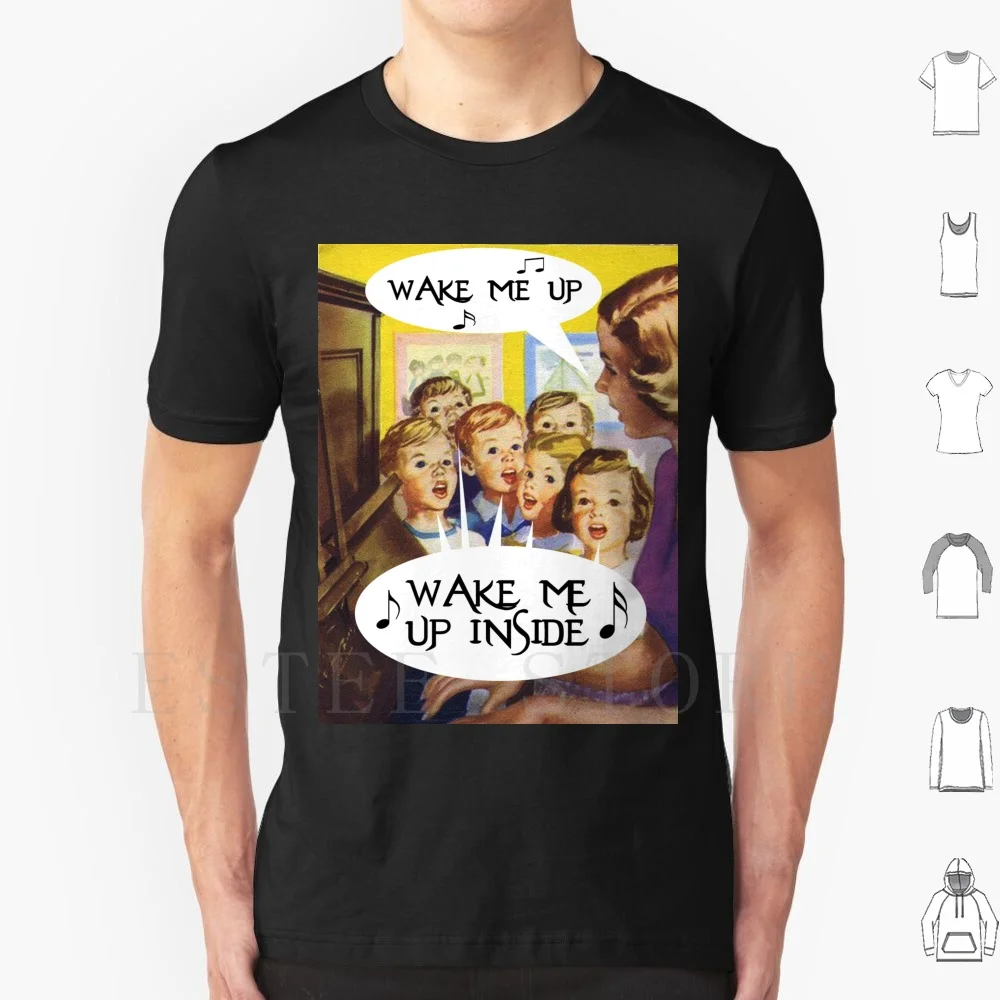 Evanescence T-shirt pour enfants en coton imprimé Evanescence Bring Me To Life Wake Me Up Wake Me Up Meme Funny Shrek Music Lmao Lmfao