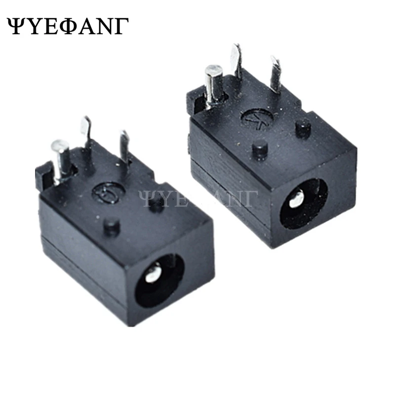 10Pcs DC-023 4.0mm x 1.7mm Black DC Power Jack Socket Connector DC023 4.0*1.7mm 4.0x1.7 1.7mm needle DC Female Jack