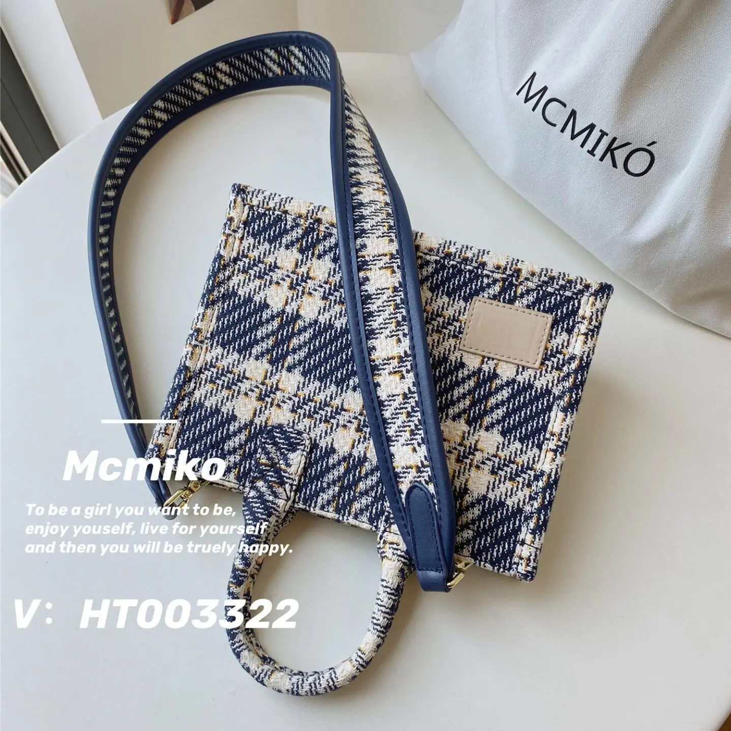 

Handbags For Women 2021 Designer Luxury Shopper Bag Female Fashion Women Bag Plaid Canvas Bag Tote Bags With Short Handles