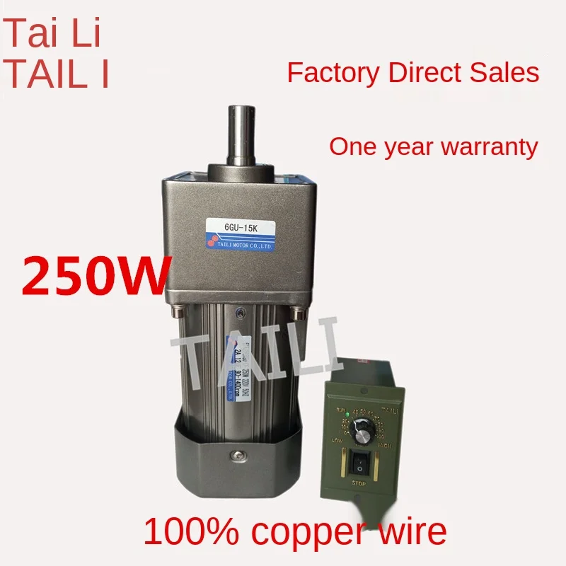 Induction micro power station TAILI fixed speed speed reduction gear 250W electrical motors 220V/380V