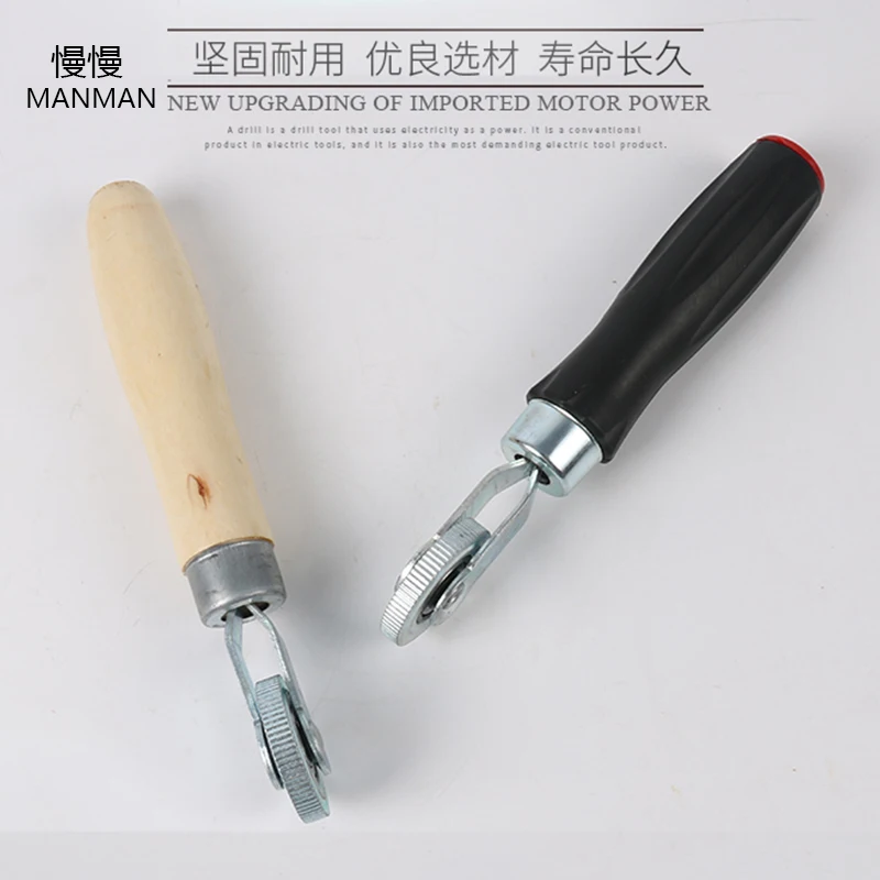 

Compaction Roller Car Tire Metal Compaction Roller Rubber Handle Automobiles Wheel Tyre Repair Tools for Tubeless