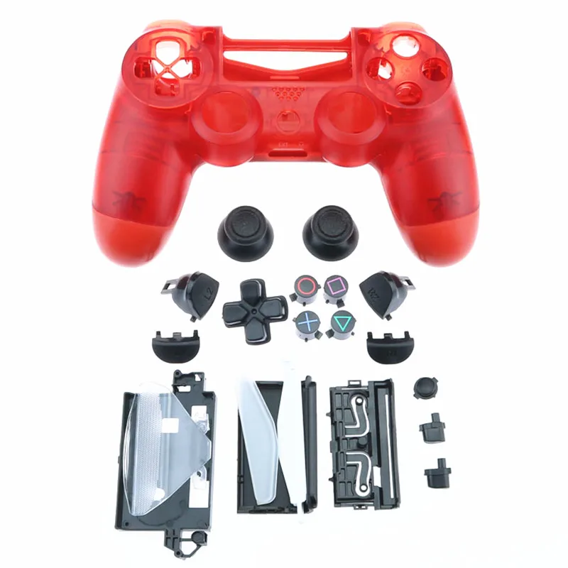 Casing Pengganti Rangka Set Penuh Pengatur DIY Casing Gamepad Shell UNTUK Sony PS4 Pro JDS040 JDM-040 Pengontrol dengan Tombol