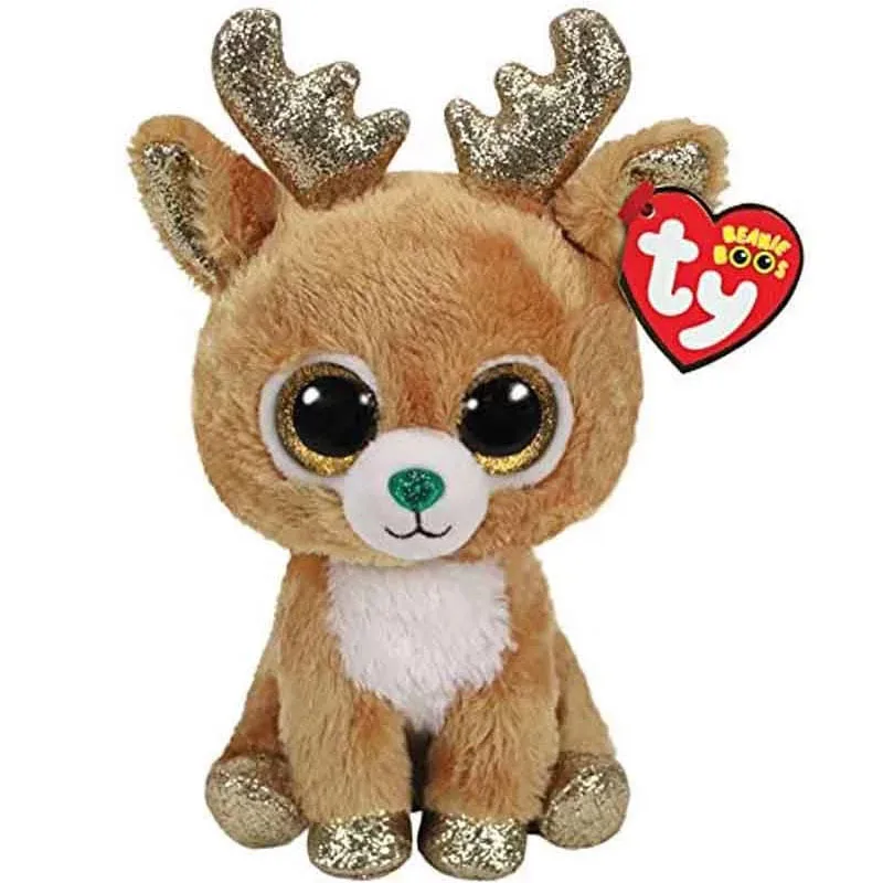 Ty Beanie Boos Big Eyes Heather Cat Dog Ladybug Octopus Plush Stuffed Animals Toy Collection Decoration Doll Gift For Kids 15CM