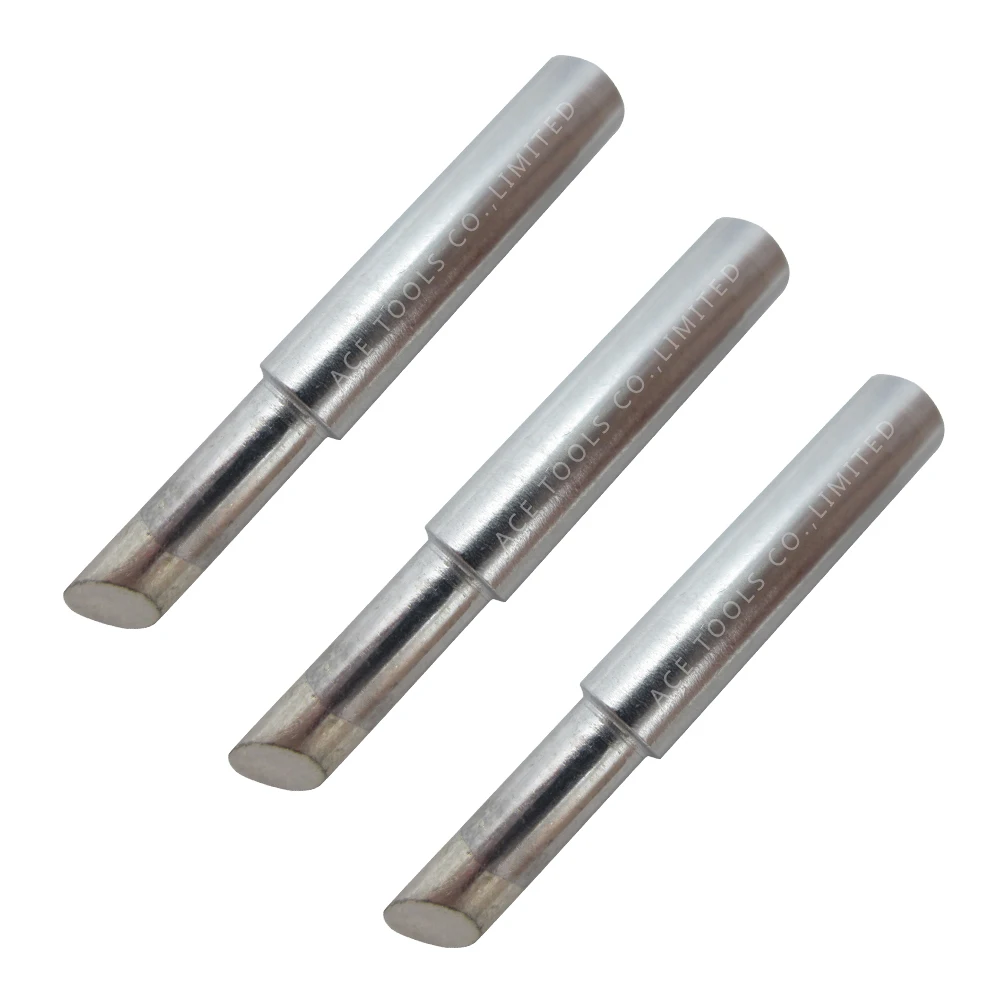 Soldering Tip 900M-T-5C Bevel 5mm for Hakko 936 907 Milwaukee M12SI-0 Radio Shack 64-053 Yihua 936 X-Tronics 3020 Iron Welding