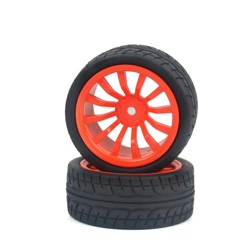 1/10 Rc Onderdelen Afstandsbediening Model Platte Sport Drift Auto Banden Wiel 12Mm 65Mm * 28Mm Adapter Pak Hsp 94123 Kersenbloesem