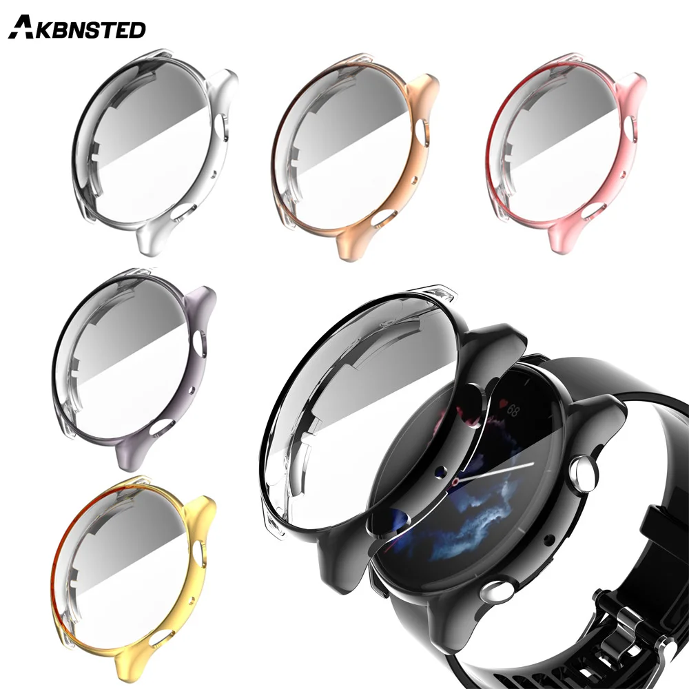 Full Screen Protector For Amazfit GTR3 GTR 3 pro Case cover Silicone protective Frame For Amazfit GTR 2/2e armoured glass Cover