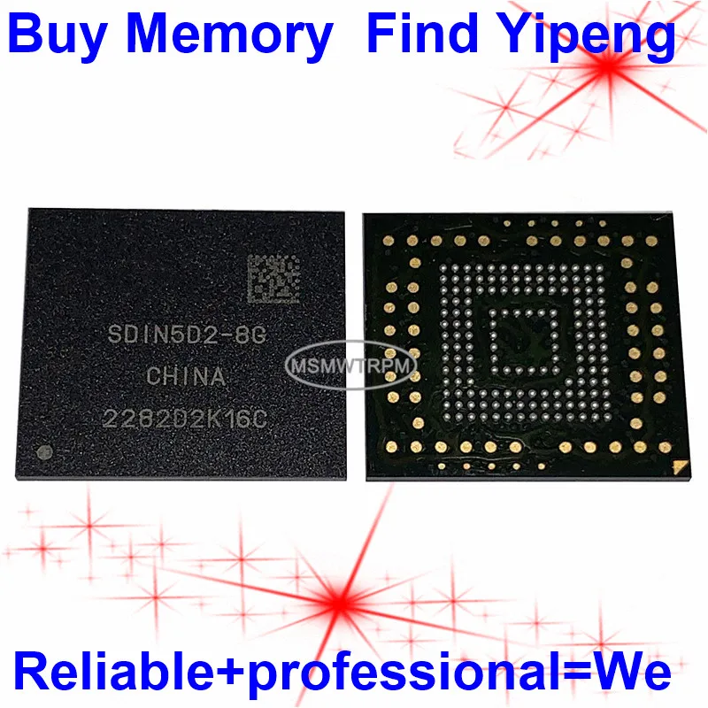 

SDIN5D2-8G 153FBGA EMMC 8GB FLASH MEMORY SDIN5D2