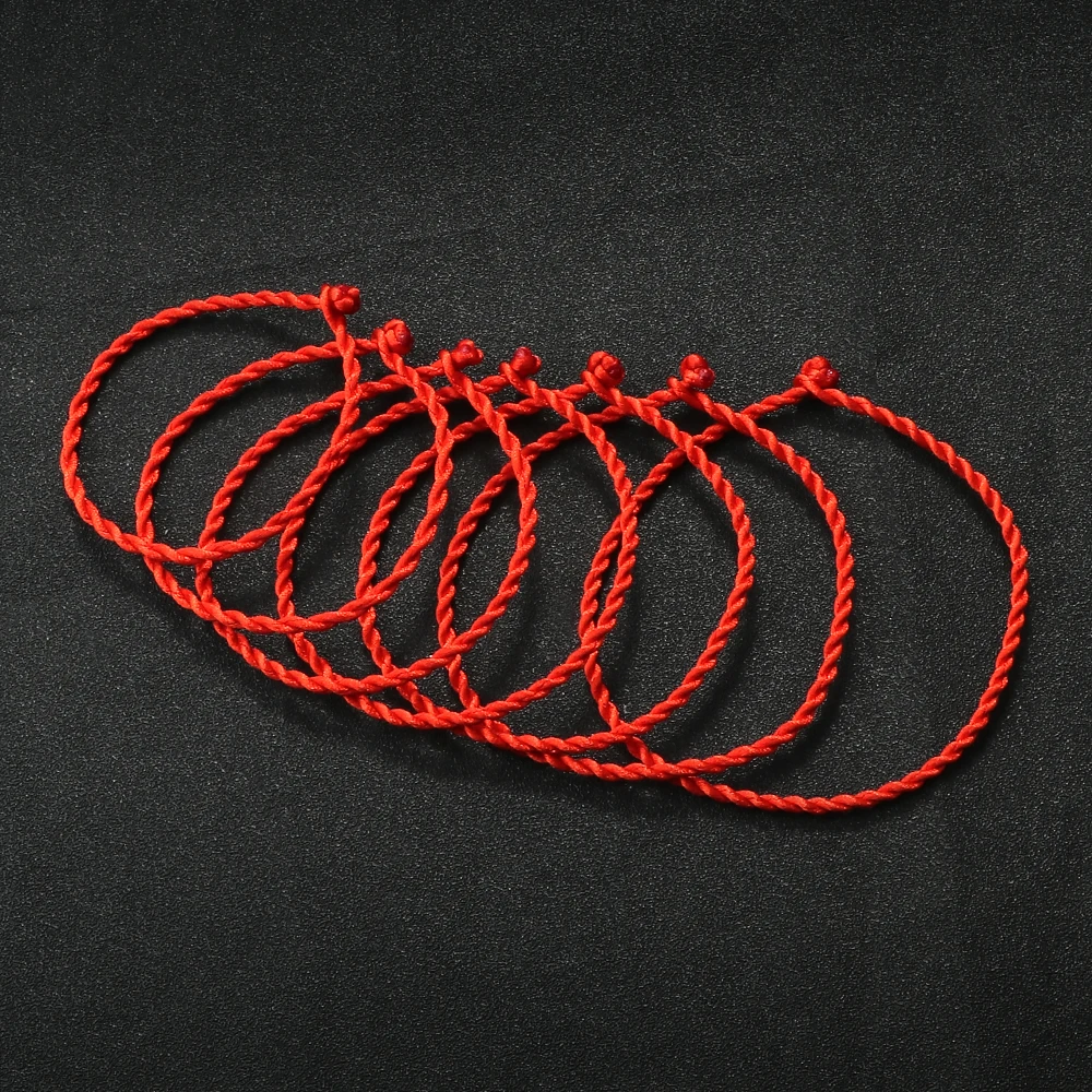 Red Thread String Bracelet For Women Simple Lucky Handmade Weave Rope Bangle Men Fashion Couple Jewelry Lovers Gift Wristband