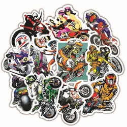 10/30/50 PCS Creative Cartoon Punk Motorcycle Stickers Luggage Trolley Guitar Notebook Decorative Toys Wholesale