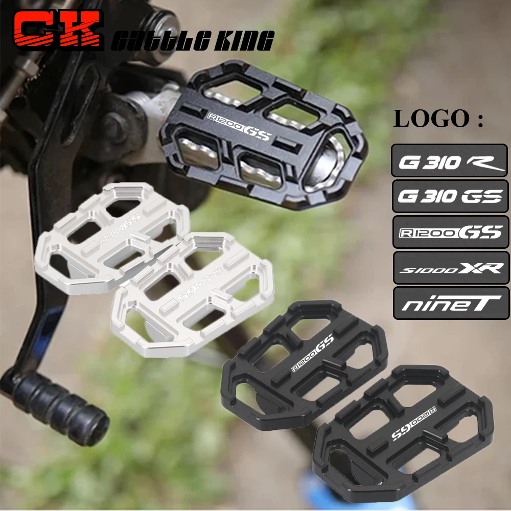 

For BMW R1200GS GS1200 Gs 1200 LC G310gs G310r G 310GS/310R S1000xr R Nine T Motorcycle Foot Pegs Pedals Scrambler Rest Footpegs