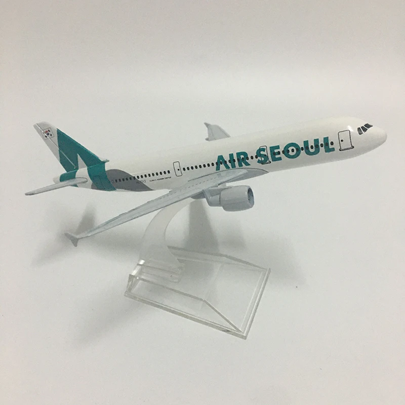 جاسون توتو-إيرباص A380 نموذج طائرة ، 16 ، كوري جوي ، كوريا ، خطوط طيران موديل ، دييكاست ، مقياس ، إيرباص A380