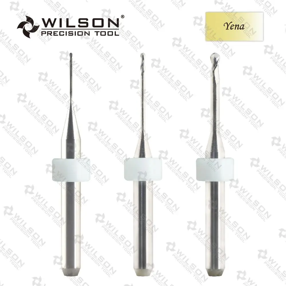 For Yena Machines WilsonDental Milling Burs-Cutting Zirconia- Overall Length 45mm