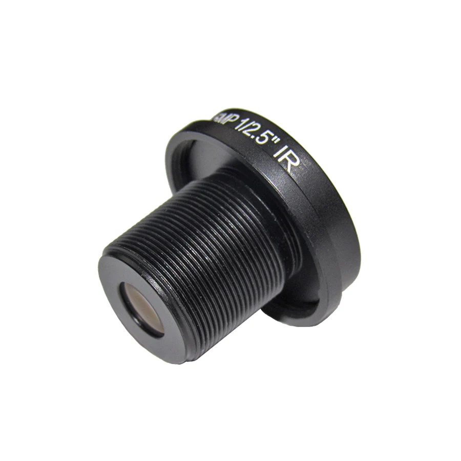 Objectif Fisheye IR M12 1.8mm, 5 mégapixels HD pour caméra IP HD 180D, grand Angle de vision F2.0 1/1/2 pouces