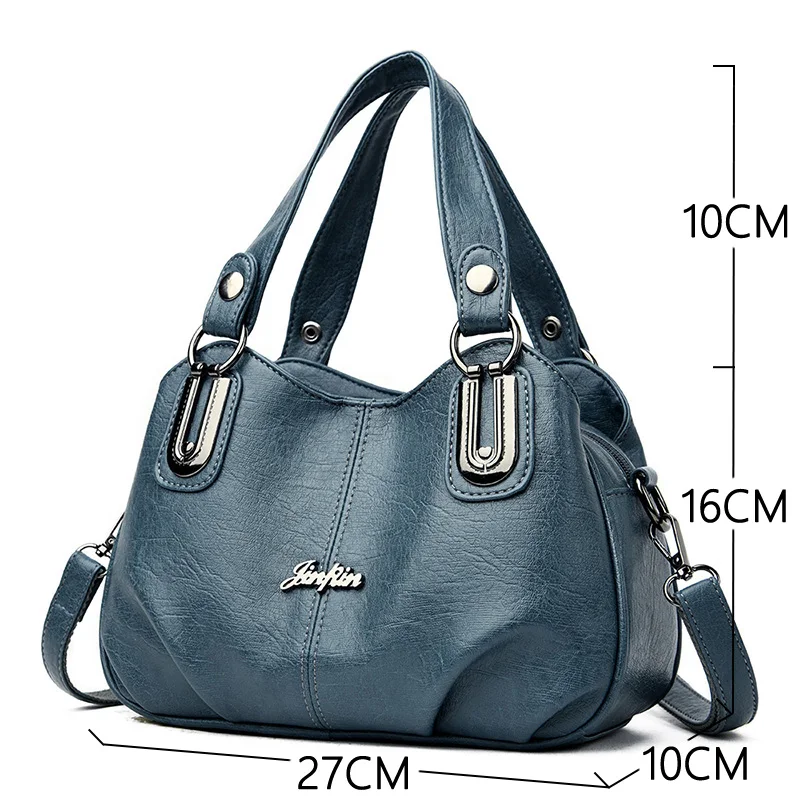 KMFFLY Brand Women Tote Bag High Quality Leather Ladies Handbags Women Shoulder Bag Small Crossbody Bags for Women Sac A Main