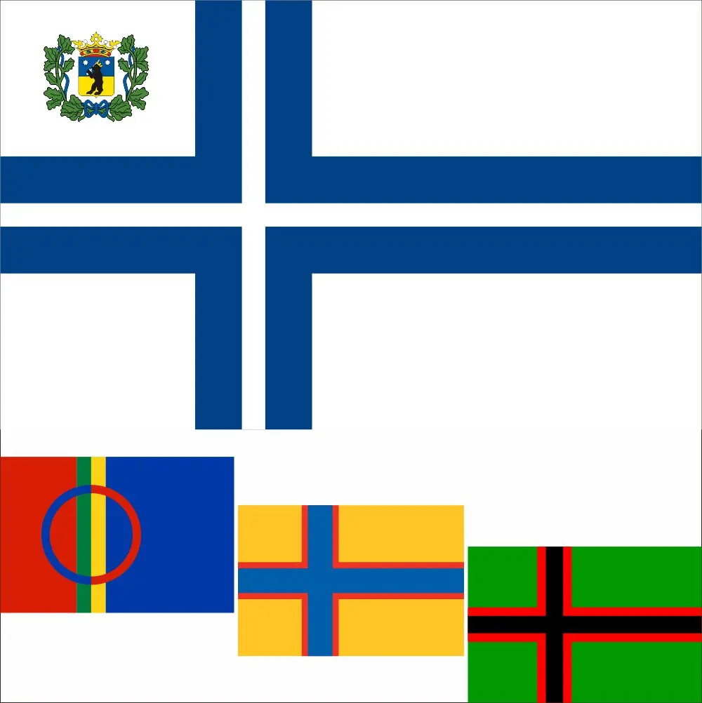 Finland Finnish Yachting Flag 3X5FT 100D Polyester Double Stitched High Quality Yacht Clubs 90X150CM Banner