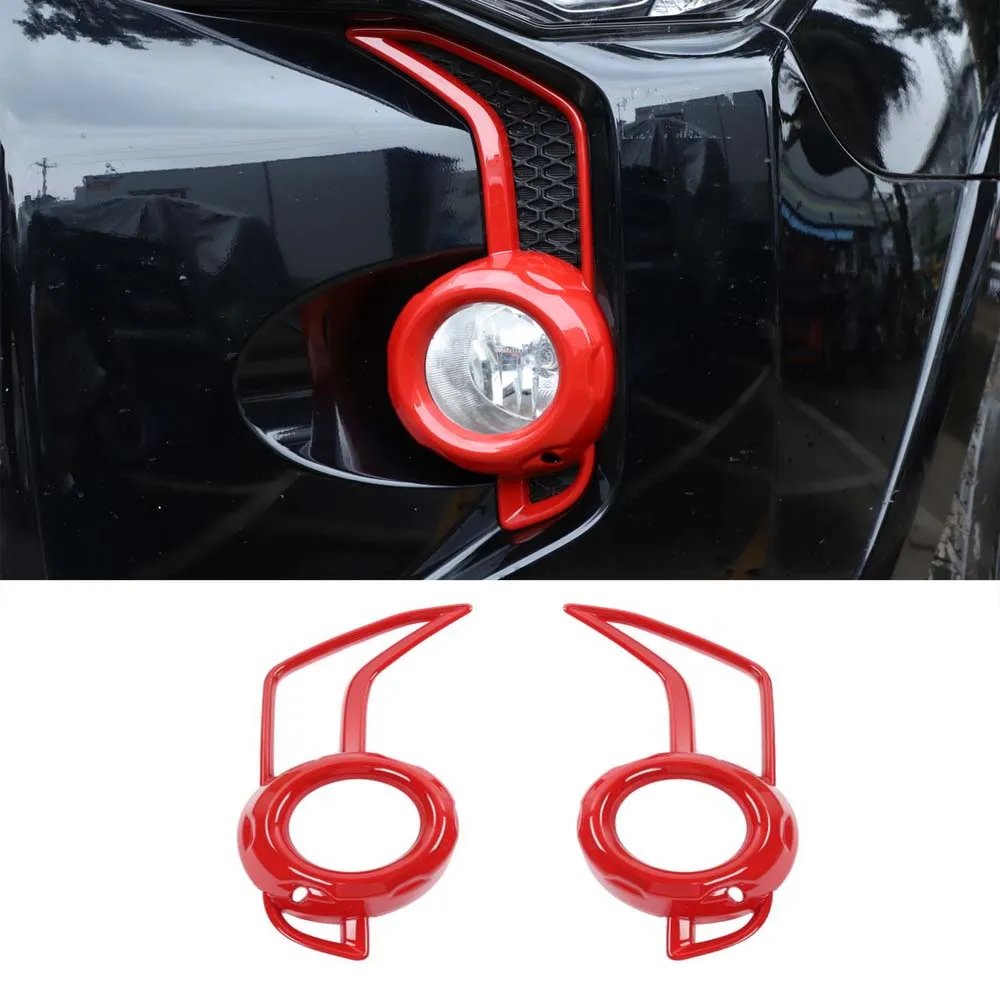 For Toyota 4Runner For SR5/TRD Pro 2014+ Car Front Fog Light Lamp Decoration Trim ABS Car Styling Accessories