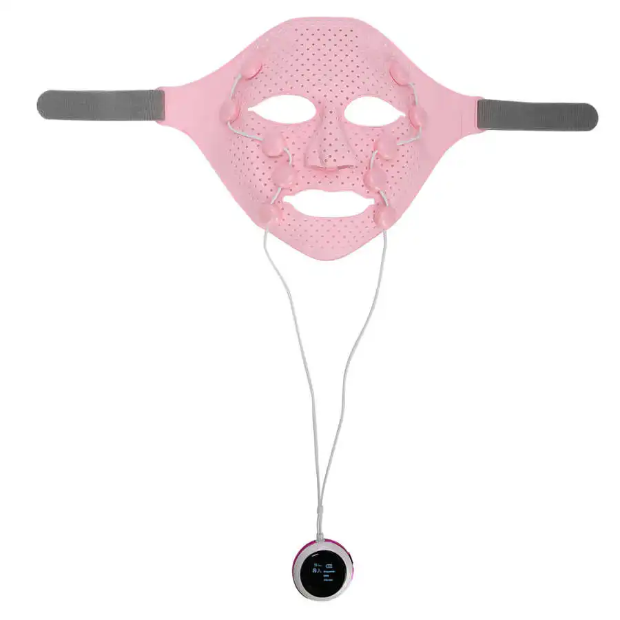 Maschera di bellezza per massaggio elettrico Maschera in silicone 3D EMS Massaggiatore per digitopressione facciale vibrante Chin Guancia Lifting Dispositivo di bellezza per la cura della pelle antirughe