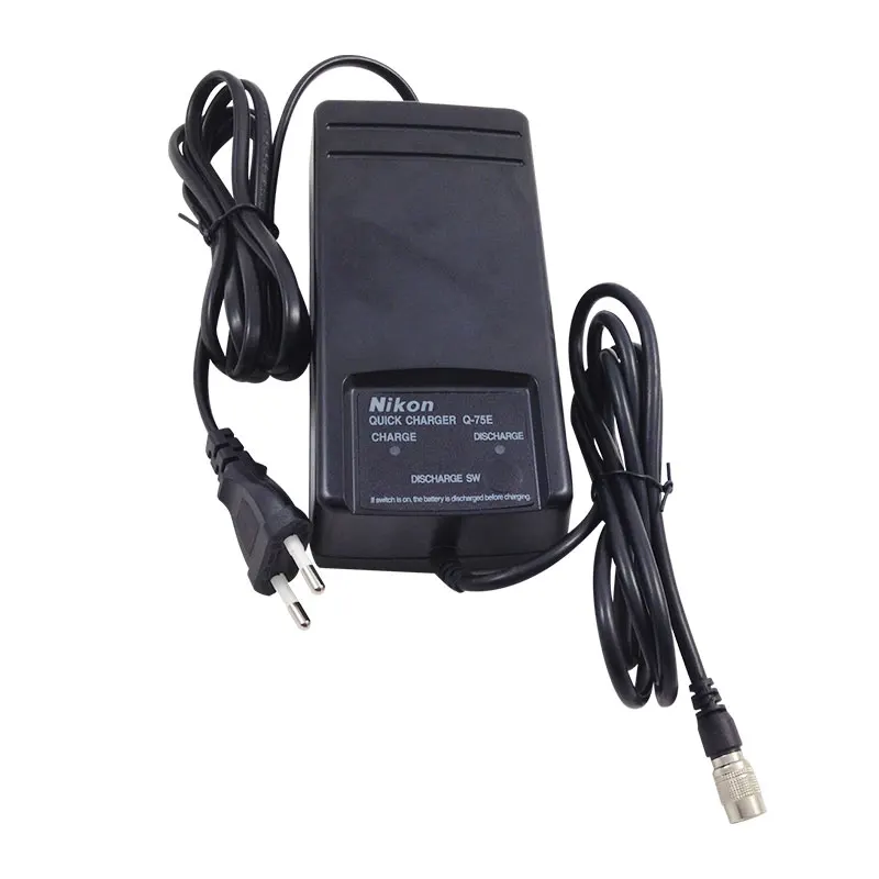 Q75E Q-75E Charger для Nikon BC-65 BC-80 обзор, аккумуляторная батарея Total станций 4 Pin EU US Plug