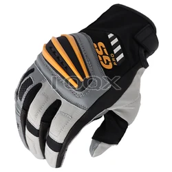 Luvas GS de motocicleta para homem, tela sensível ao toque, dedo inteiro, motocross, motocicleta, BMW, motorrad, corrida, 2023