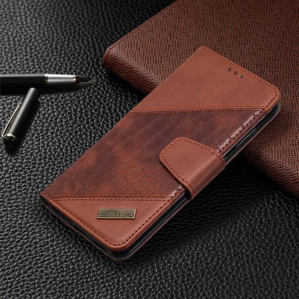 For Nokia 5.3 2.3 1.3 Fashion Crocodile Pattern Splice Leather Case Wallet Card Holder Stand Flip Phone Magnetic Cover PU Bag