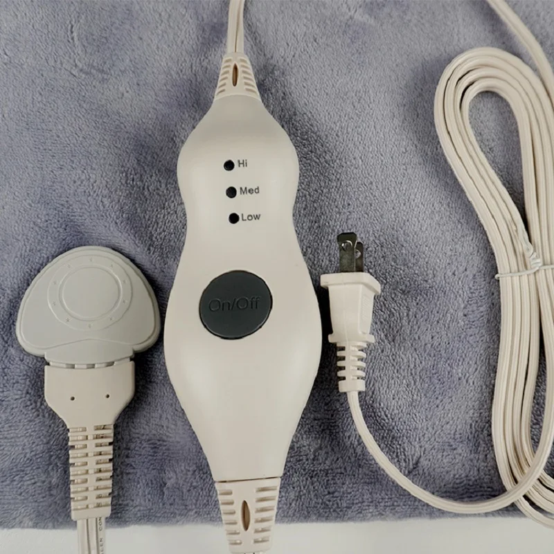 Microplush 세척 가능한 전기 난방 패드 발 워머 매트, 110V US 플러그, 50W, 발 가열 전기 열 패드, 보티 겨울 워머