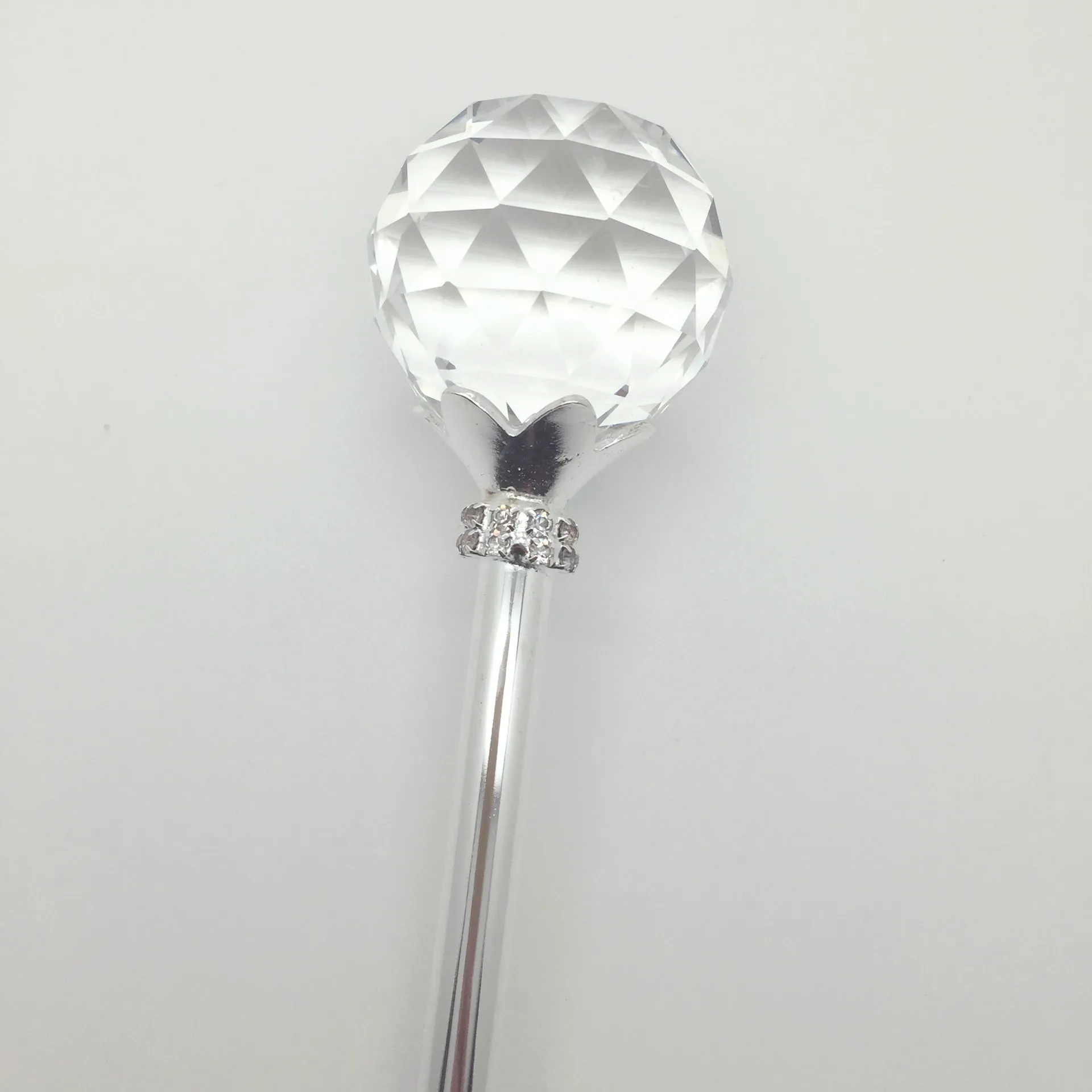 Cosplay Beauty Pageant Crystal Ball Magic Fairy Walking Stick Wedding Props Gifts Princess Scepter