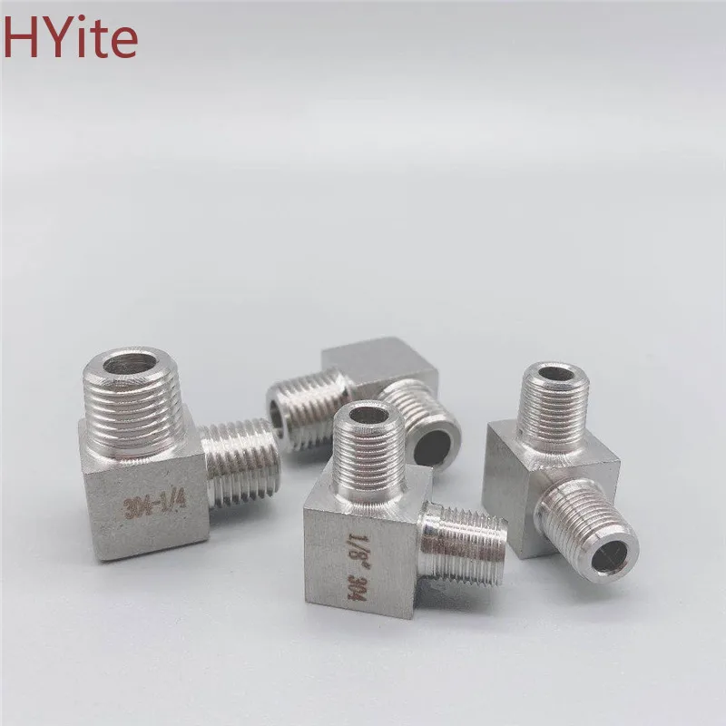 

Right Angle Conversion High Pressure 1/8" 1/4" 3/8" 1/2" BSPT Male 90 Degree Pipe Fitting 304 Stainless Steel Water Gas Oil