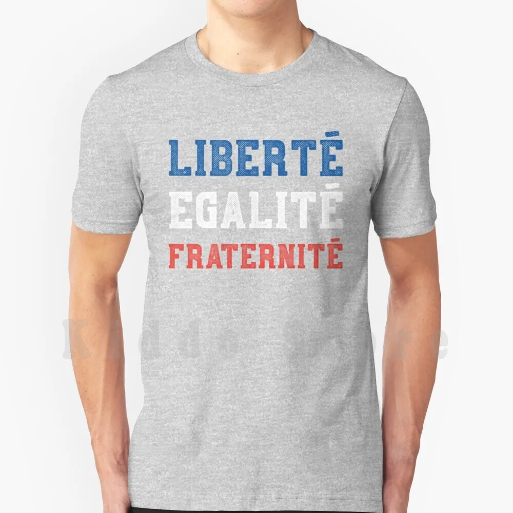 Liberté, égalité, fraternité-Vive la France, t-shirt imprimé pour hommes, en coton, nouveau t-shirt cool, Vive la France Liberte Egalite