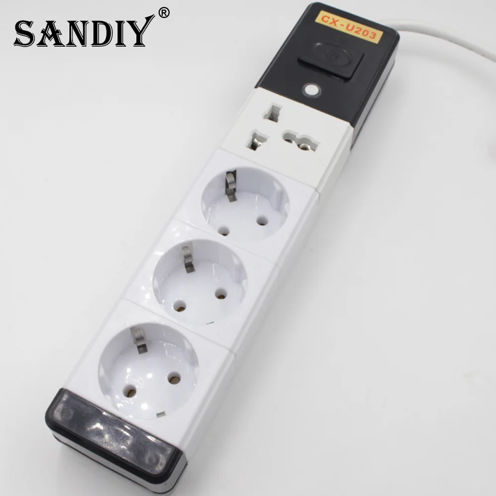 Foreign Trade Socket Multi-Position European-Style Multi-Function Socket Switch Multi-Position Plug-In Strip Terminal Block