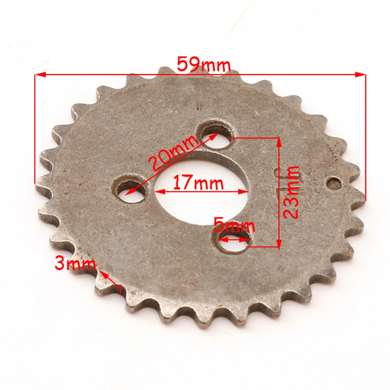 Sprocket Chain Motorcycle Transmission 28 Tooth Timing Gear For Lifan 110cc Dirt Pit Bike ATV Quad Go Kart Buggy Scooter