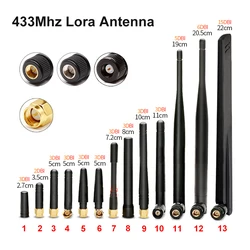 2pcs 433Mhz 433M Lora Folding Omni Antenna External With SMA male High gain Data transmission radio module