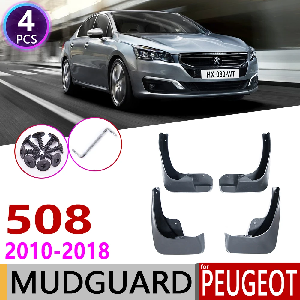 Mudflap for Peugeot 508 SW 508SW 2010~2018 Fender Mudguards Mud Guard Splash Flap Accessories 2011 2012 2013 2014 2015 2016 2017