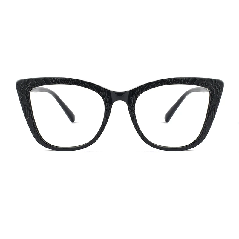 Optical Glasses Frame Prescription Eyeglasses Women  Stylish Eyewear Acetate Prescription Full Rim Spectacles Glasses Frame