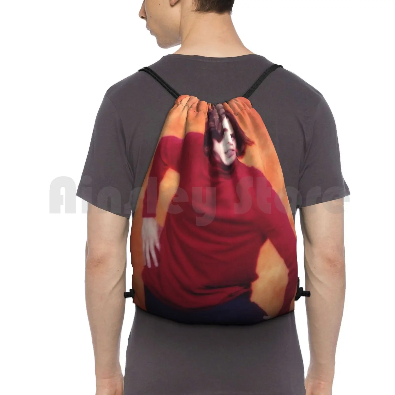 Matthew Gray Gubler Backpack Drawstring Bags Gym Bag Waterproof Matthew Gray Gubler Meme