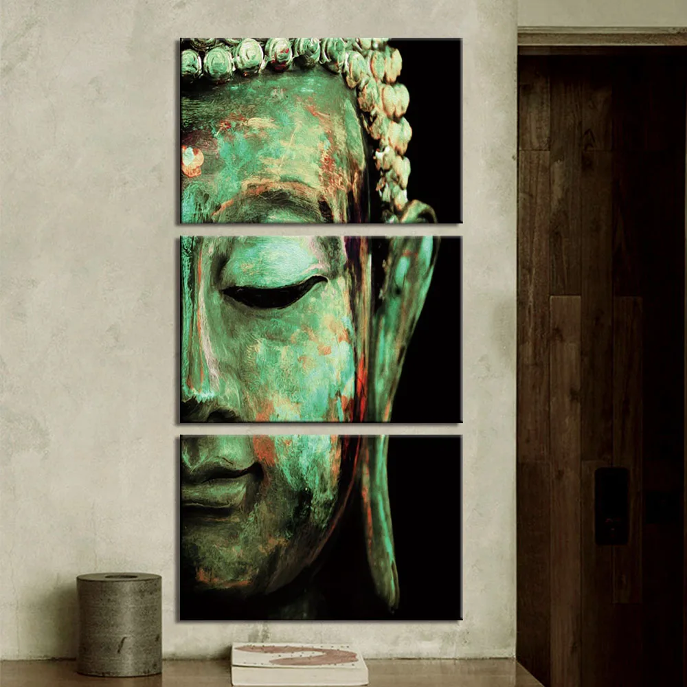 Modern Abstract buddha Poster Print Canvas Painting Pictures Wall Art Home Decor Wall Art